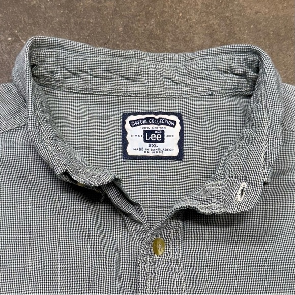 Vintage Lee Wolf Creek Embroidered Button Down Shirt Outdoor Lodge Core - Picture 2 of 8